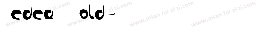 GedeaA Bold字体转换